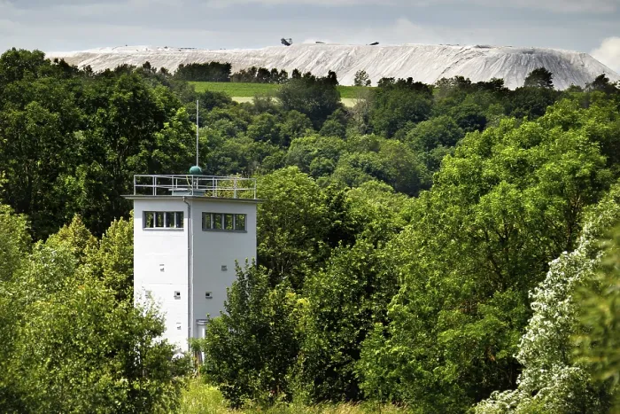 Framed Print : Observation Tower Print, Vacha, Thuringia, Germany