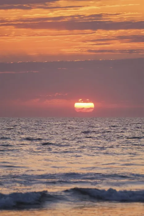 Framed Print : Ocean Waves at Sunset Print Framed Print : Ocean Waves at Sunset Print