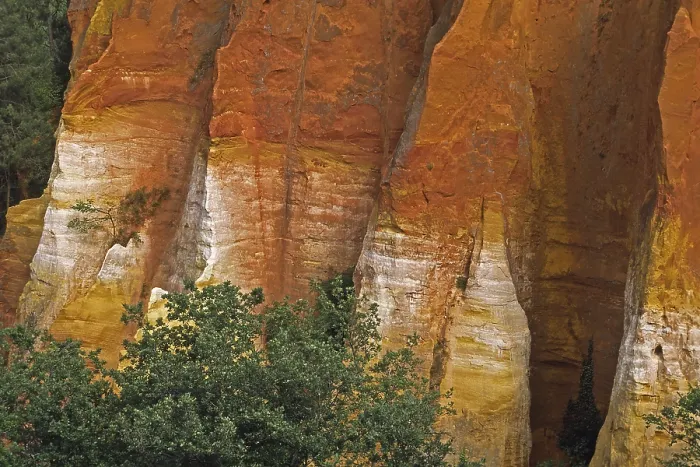 Framed Print : Ocher Cliffs Print near Rousillon Framed Print : Ocher Cliffs Print near Rousillon