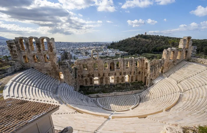Framed Print : Acropolis Odeon of Herodes Atticus Print, Athens, Greece Framed Print : Acropolis Odeon of Herodes Atticus Print, Athens, Greece