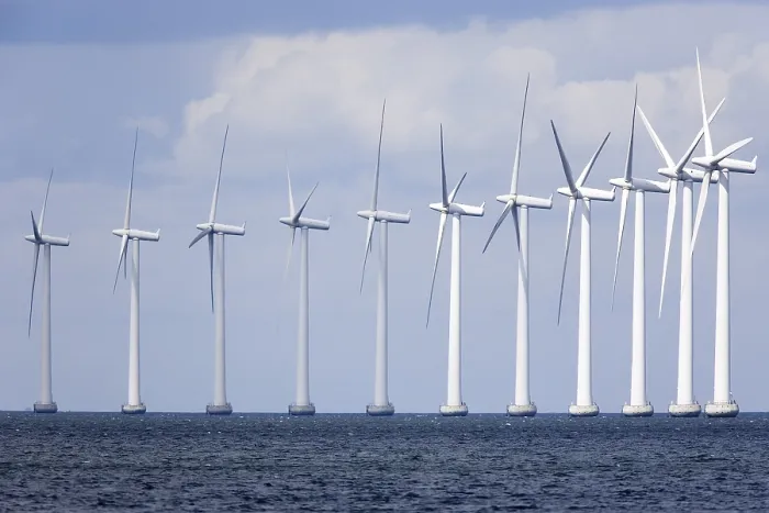 Framed Print : Offshore Windmill Generators Print Framed Print : Offshore Windmill Generators Print