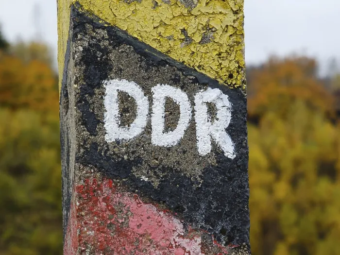 Framed Print : Old Border Post Print, FRG / GDR, Harz Mountains Framed Print : Old Border Post Print, FRG / GDR, Harz Mountains