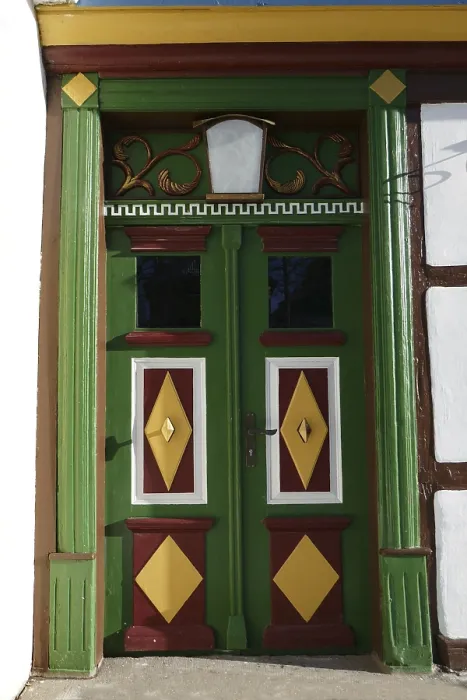 Framed Print : Harz Region Old Front Door Print Framed Print : Harz Region Old Front Door Print