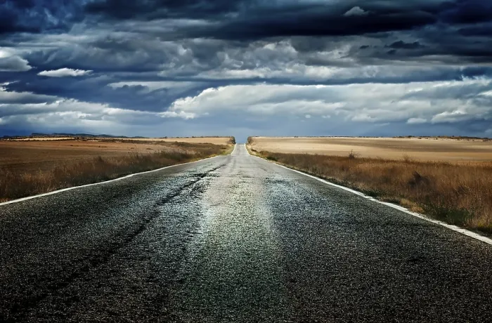 Framed Print : Old Dramatic Asphalt Road Print Framed Print : Old Dramatic Asphalt Road Print