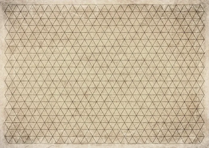 Framed Print : Old Isometric Graph Paper Landscape Print with Stains Framed Print : Old Isometric Graph Paper Landscape Print with Stains