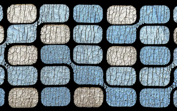 Framed Print : Cracked Pattern Print on Black Background Framed Print : Cracked Pattern Print on Black Background