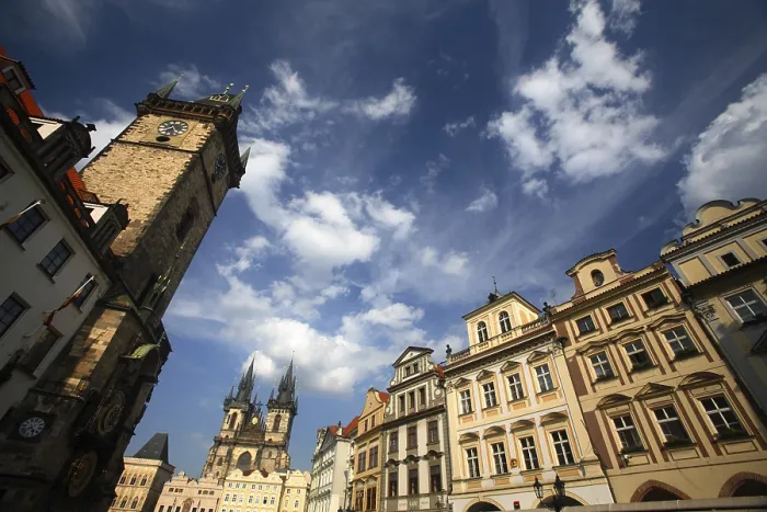 Framed Print : Old Square and Astronomical Clock Tower Print, Prague Framed Print : Old Square and Astronomical Clock Tower Print, Prague