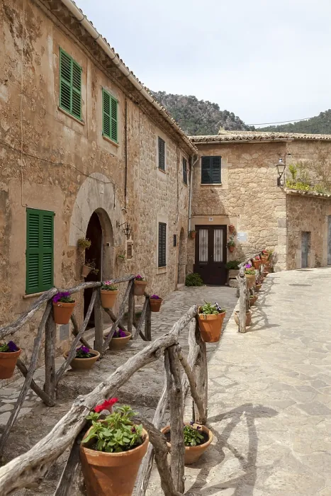 Framed Print : In the old town of Valldemossa Print, Majorca, Spain Framed Print : In the old town of Valldemossa Print, Majorca, Spain