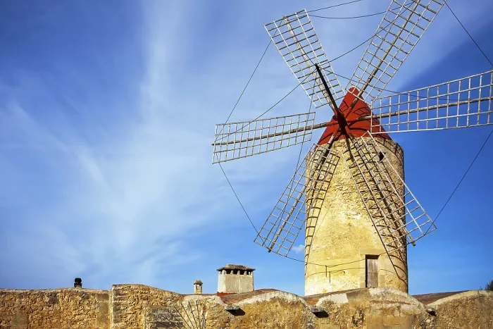 Framed Print : An Old Windmill in Algaida Mallorca Spain Print Framed Print : An Old Windmill in Algaida Mallorca Spain Print
