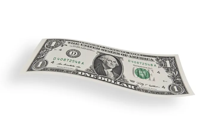 Framed Print : One-dollar-bill Print: Floating Dollar Framed Print : One-dollar-bill Print: Floating Dollar