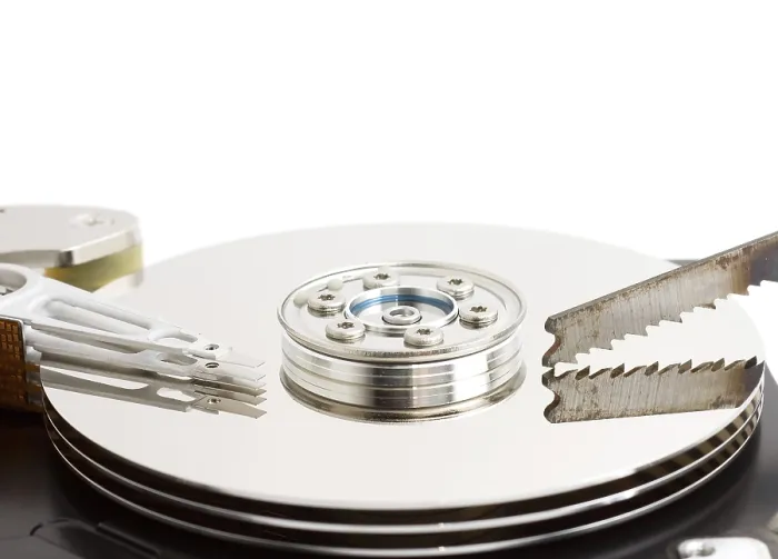 Framed Print : Open Hard Disk Drive Print Framed Print : Open Hard Disk Drive Print
