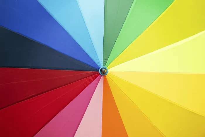Framed Print : Multicolored Umbrella Print Background Framed Print : Multicolored Umbrella Print Background