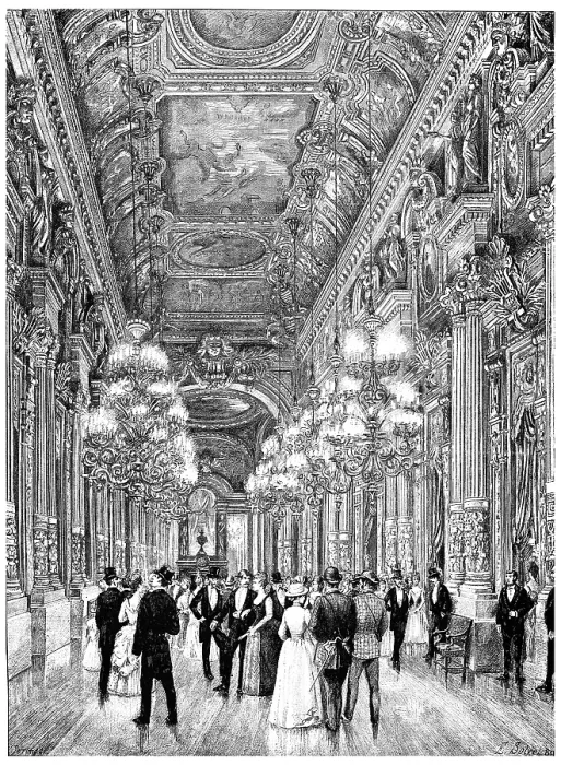 Framed Print : Vintage Opera Print - Paris 1890 Framed Print : Vintage Opera Print - Paris 1890