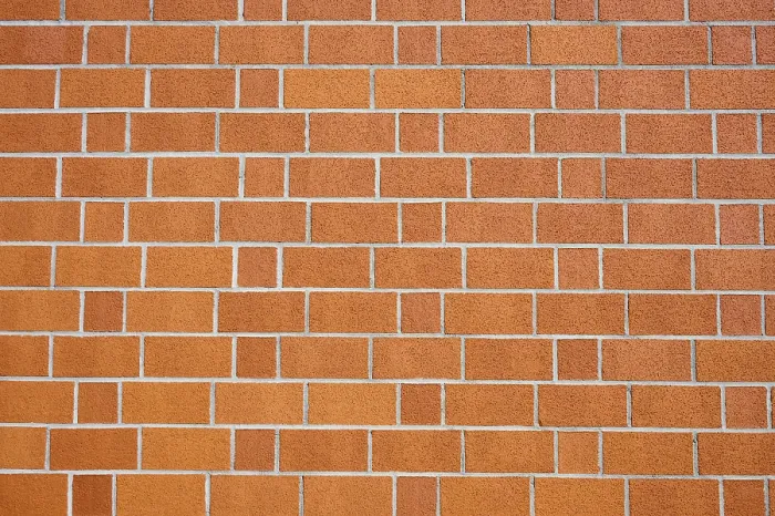 Framed Print : Orange Brick Wall with Checkerboard Pattern Print, Bavaria Framed Print : Orange Brick Wall with Checkerboard Pattern Print, Bavaria