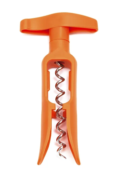 Framed Print : Orange Plastic Corkscrew Print on White Background Framed Print : Orange Plastic Corkscrew Print on White Background