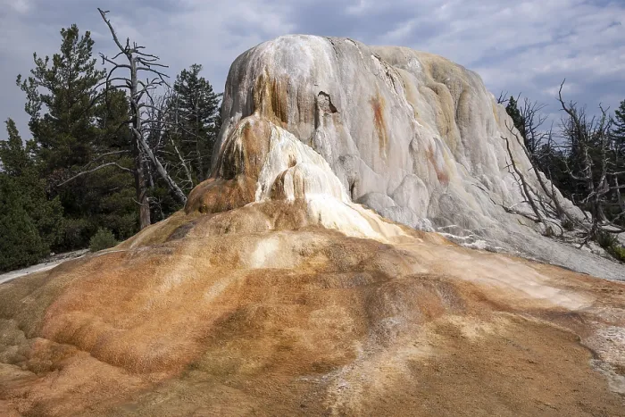 Framed Print : Mammoth Hot Springs Upper Terraces Print Framed Print : Mammoth Hot Springs Upper Terraces Print