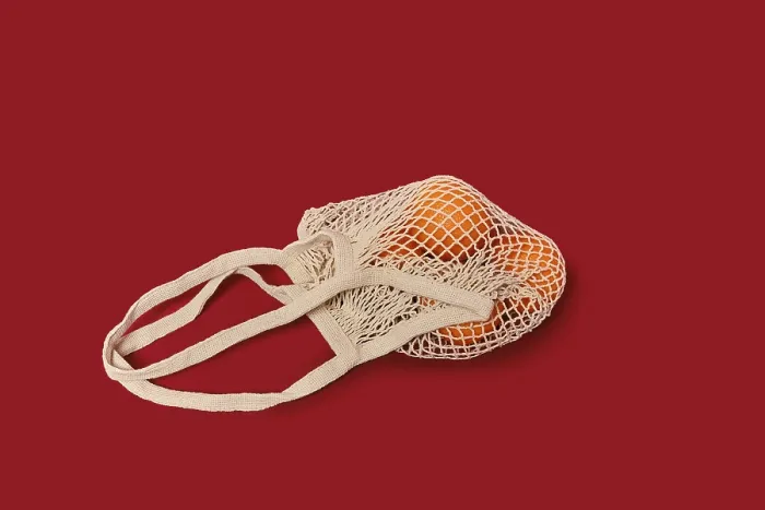 Framed Print : Sustainable Living Print: Oranges in a String Bag Framed Print : Sustainable Living Print: Oranges in a String Bag