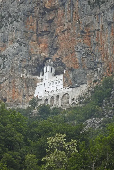 Framed Print : Ostrog Monastery Print, Montenegro Framed Print : Ostrog Monastery Print, Montenegro