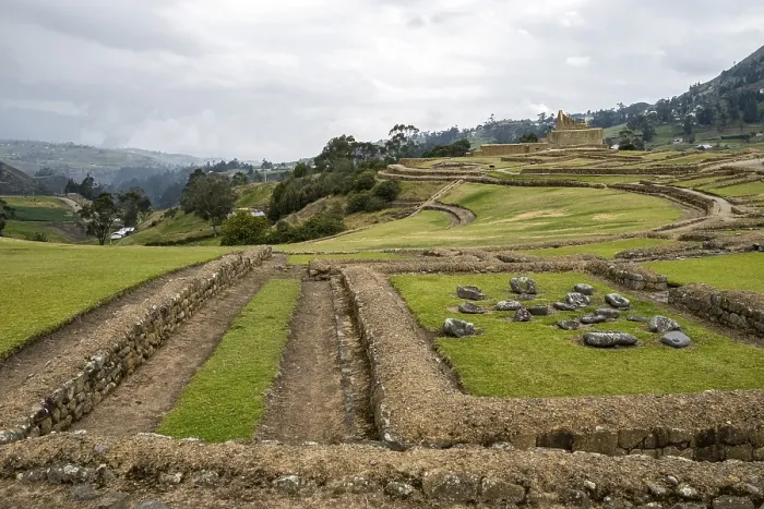 Framed Print : Overall view of the site of Ingapirca Print, Ecuador Framed Print : Overall view of the site of Ingapirca Print, Ecuador