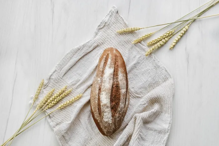 Framed Print : Overhead View of Rye Bread Print Framed Print : Overhead View of Rye Bread Print