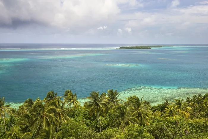 Framed Print : Wallis Overlook Print, Wallis and Futuna Framed Print : Wallis Overlook Print, Wallis and Futuna