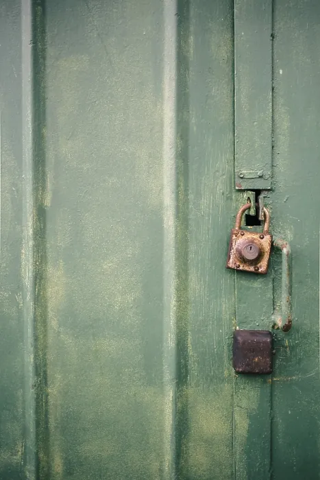 Framed Print : Detail of Painted Metal Surface Print with Old Padlocks Framed Print : Detail of Painted Metal Surface Print with Old Padlocks