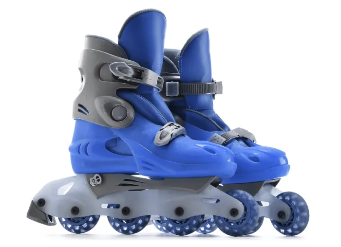 Framed Print : Inline Skates Print on White Background Framed Print : Inline Skates Print on White Background