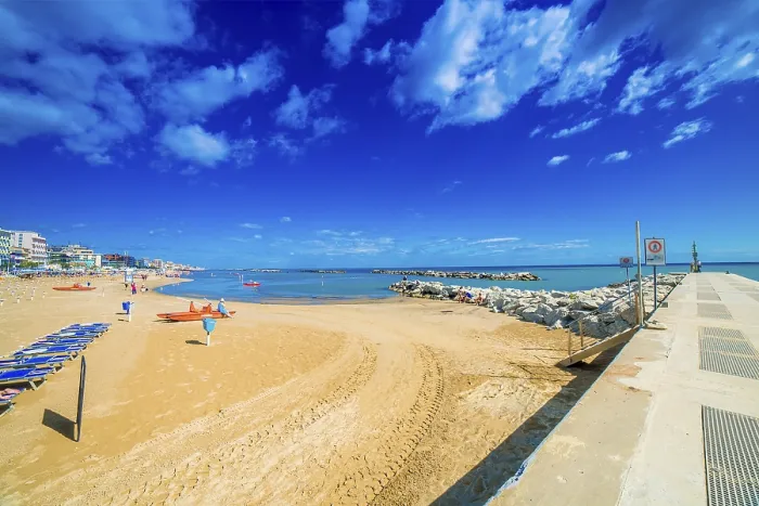 Framed Print : Panorama of the Adriatic Riviera in Romagna Italy Print Framed Print : Panorama of the Adriatic Riviera in Romagna Italy Print