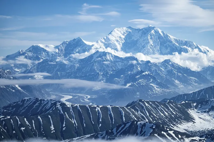 Framed Print : Panorama Print of Mt Denali, Alaska Range Framed Print : Panorama Print of Mt Denali, Alaska Range