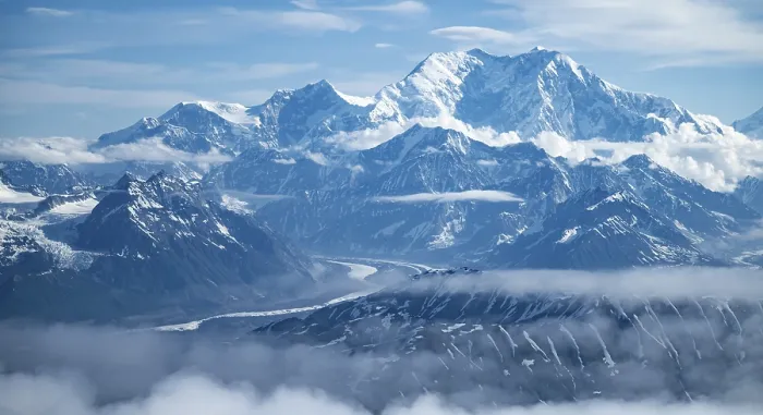 Framed Print : Panorama Print of Mt Denali, Alaska Range, USA Framed Print : Panorama Print of Mt Denali, Alaska Range, USA