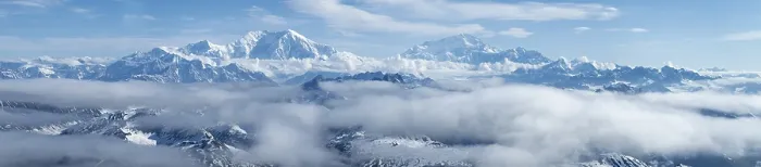 Framed Print : Panorama Print: Mt Foraker & Denali, Alaska Range Framed Print : Panorama Print: Mt Foraker & Denali, Alaska Range