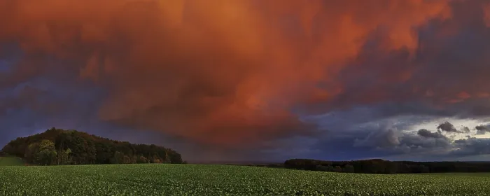 Framed Print : Panorama of Storm Clouds Print at Sunset Framed Print : Panorama of Storm Clouds Print at Sunset