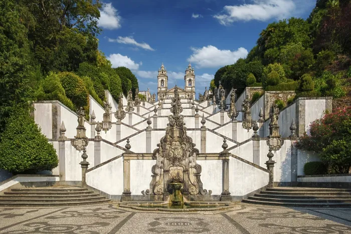 Framed Print : Panoramic Print of Bom Jesus do Monte Steps, Braga, Portugal Framed Print : Panoramic Print of Bom Jesus do Monte Steps, Braga, Portugal