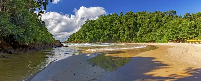Framed Print : Panoramic Print of Ribeira Beach, Bahia Framed Print : Panoramic Print of Ribeira Beach, Bahia