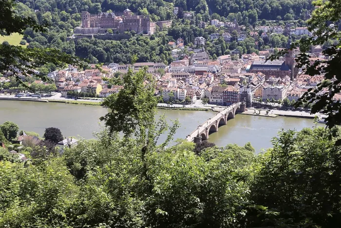 Framed Print : Panoramic View of Heidelberg Print Framed Print : Panoramic View of Heidelberg Print