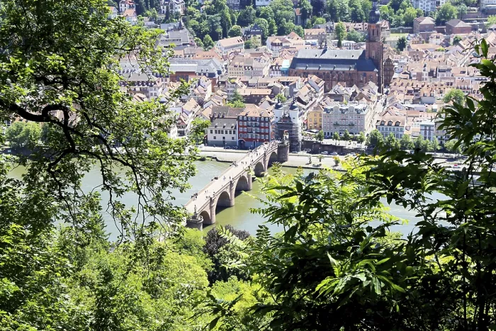 Framed Print : Panoramic View of Heidelberg Print Framed Print : Panoramic View of Heidelberg Print