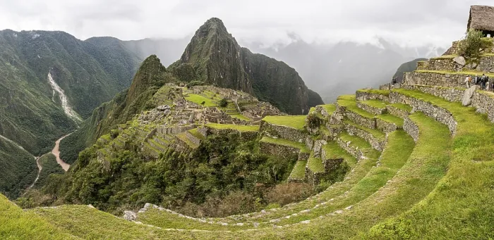 Framed Print : Panoramic View of Machu Picchu Print, Cusco Region, Peru Framed Print : Panoramic View of Machu Picchu Print, Cusco Region, Peru