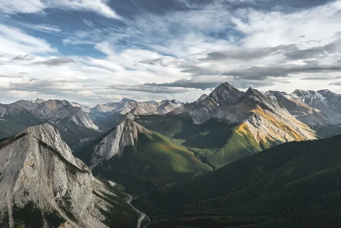 Framed Print : Panoramic View of Jasper National Park Print Framed Print : Panoramic View of Jasper National Park Print