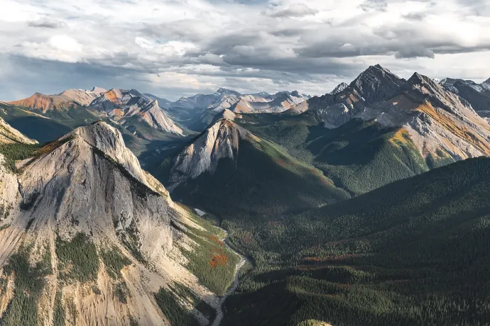 Framed Print : Panoramic View of Jasper National Park Print Framed Print : Panoramic View of Jasper National Park Print