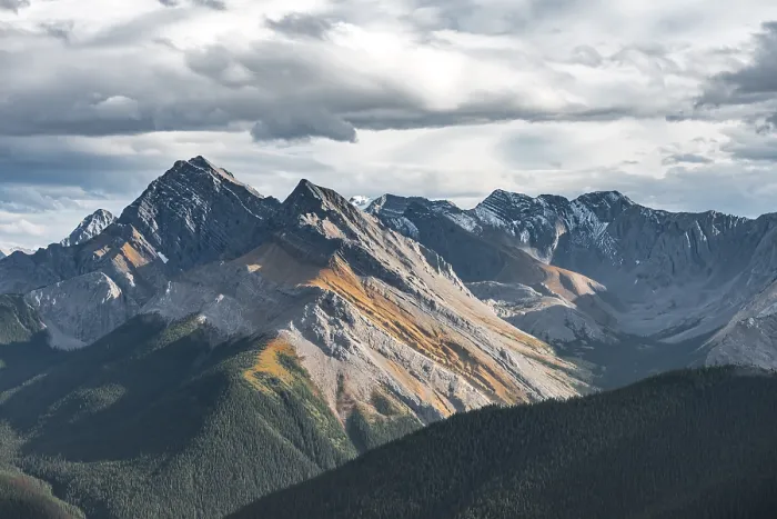 Framed Print : Panoramic Mountain Landscape Print, Jasper National Park, Canada Framed Print : Panoramic Mountain Landscape Print, Jasper National Park, Canada