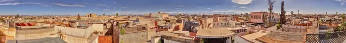 Framed Print : Panoramic Marrakech Rooftops Print Framed Print : Panoramic Marrakech Rooftops Print