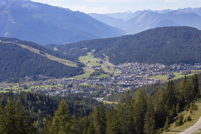 Framed Print : Panoramic View of Seefeld in Tyrol Print Framed Print : Panoramic View of Seefeld in Tyrol Print