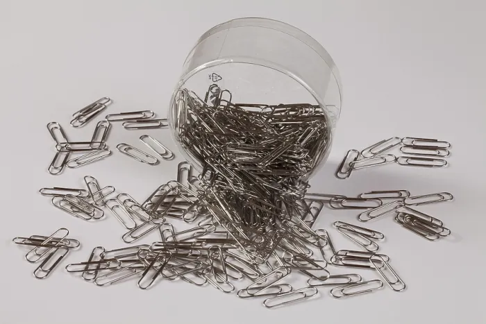 Framed Print : Paper Clips Print by imageBROKER Framed Print : Paper Clips Print by imageBROKER