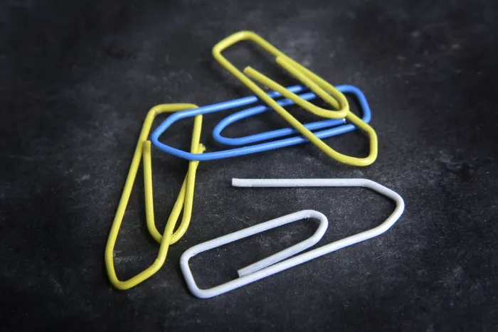 Framed Print : Paper Clips Print Framed Print : Paper Clips Print