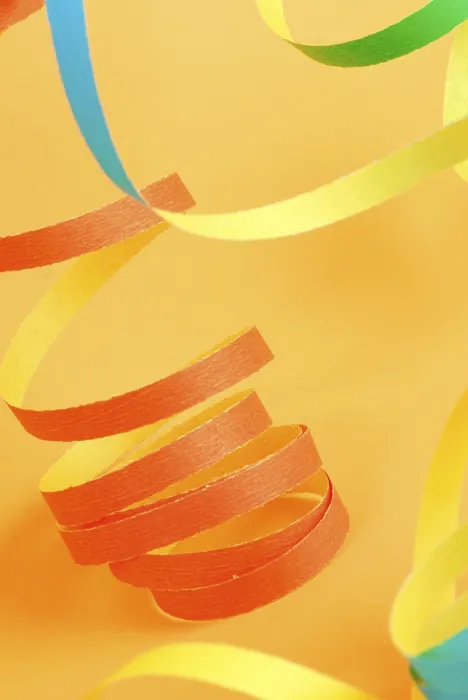Framed Print : Paper Streamers Print Framed Print : Paper Streamers Print