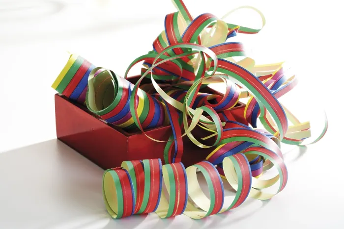 Framed Print : Paper Streamers Print Framed Print : Paper Streamers Print