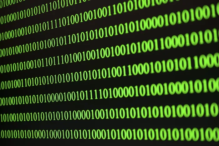 Framed Print : Green Binary Code Print on Black Background Framed Print : Green Binary Code Print on Black Background
