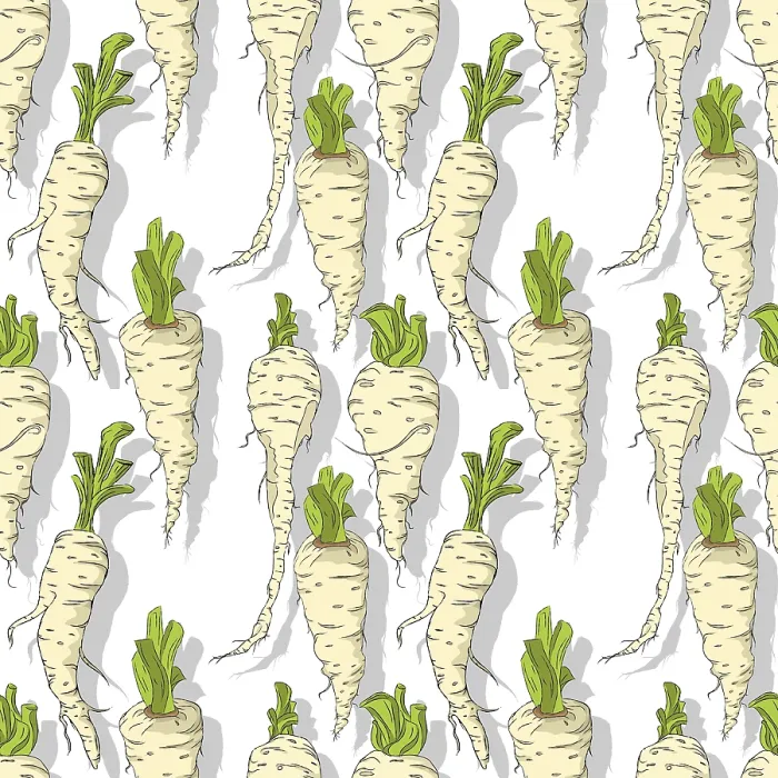 Framed Print : Parsnip Roots Repeating Pattern Print Framed Print : Parsnip Roots Repeating Pattern Print