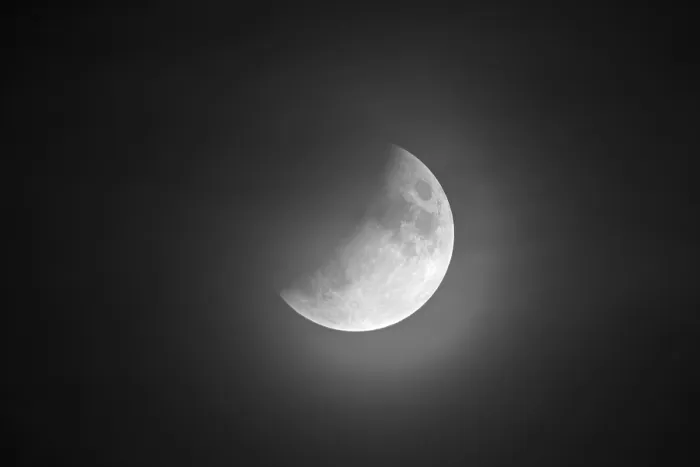 Framed Print : Partial Lunar Eclipse Print Stuttgart, Germany 16.07.2019 Framed Print : Partial Lunar Eclipse Print Stuttgart, Germany 16.07.2019