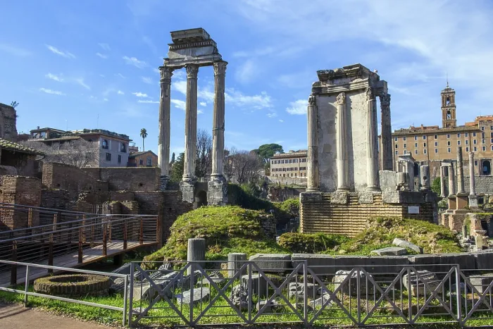 Framed Print : Partial Reconstruction of Roman Temple Prints Framed Print : Partial Reconstruction of Roman Temple Prints